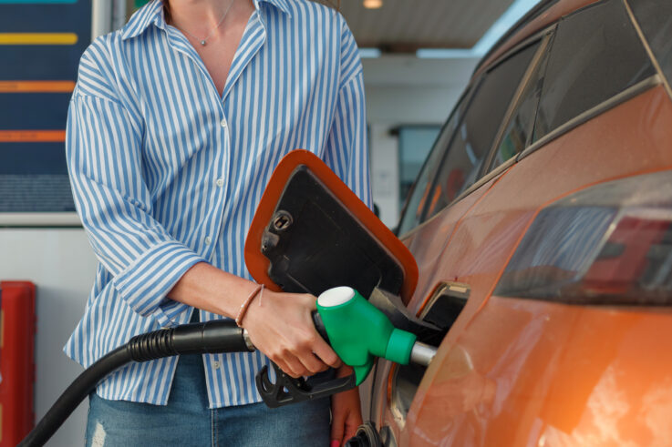 Afternoon gas station refuel